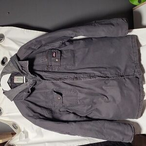 Mens Dickies Hooded Jacket Grey
